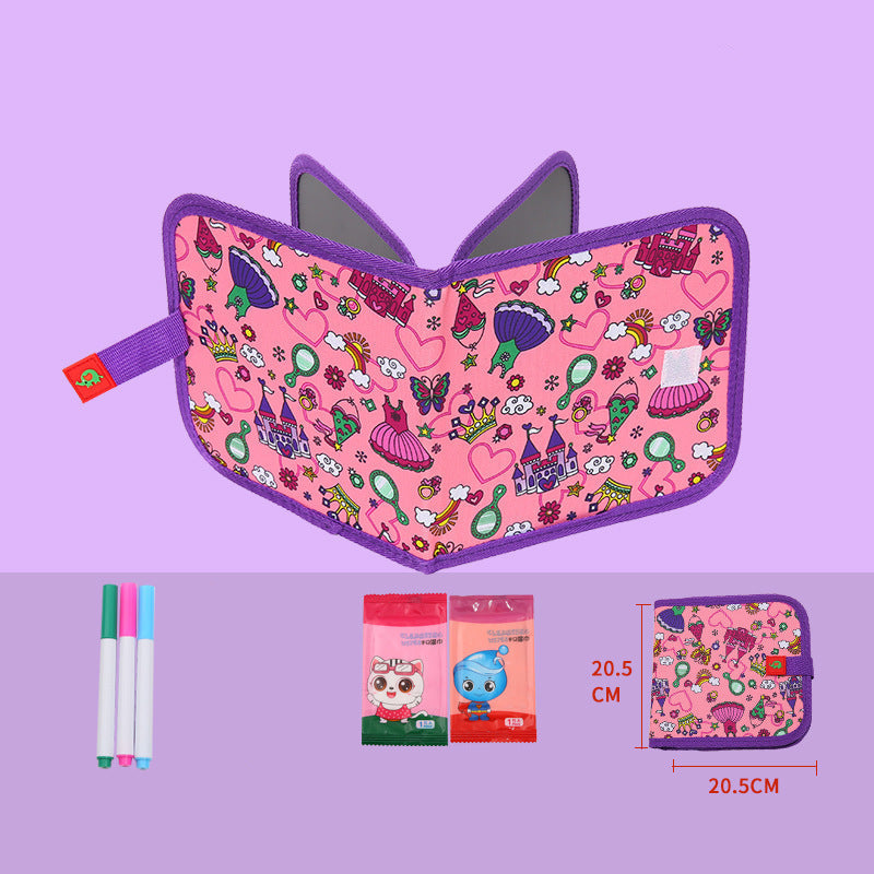 Norvo | Bærbar Gjenbrukbar Fargebok for Barn