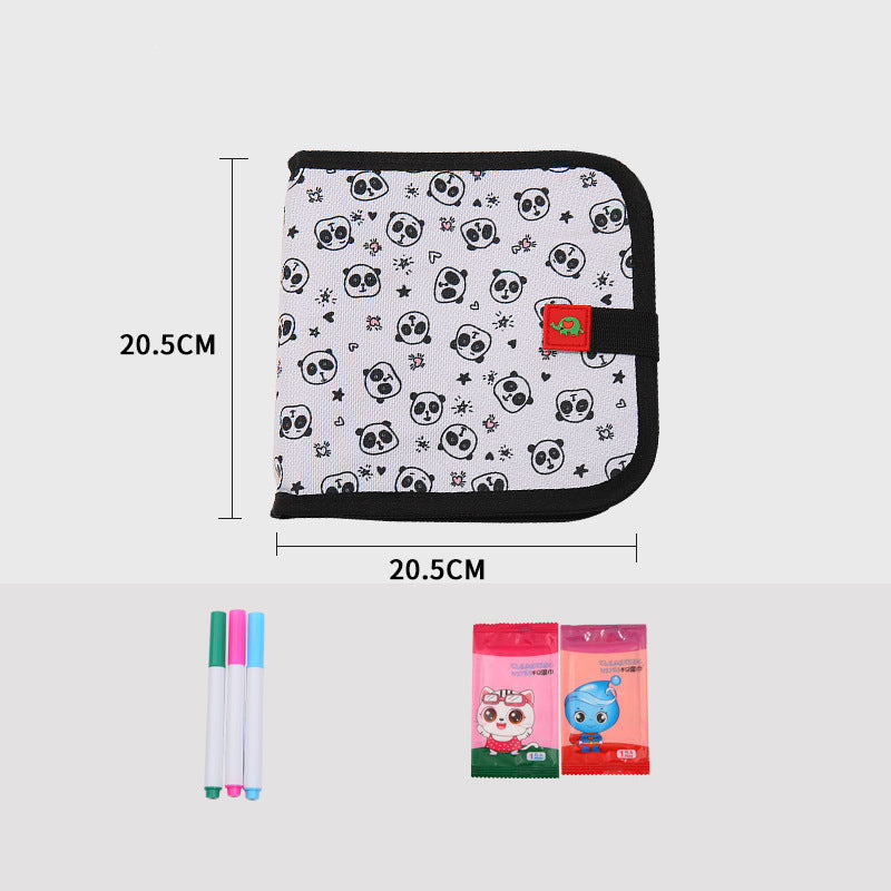 Norvo | Bærbar Gjenbrukbar Fargebok for Barn