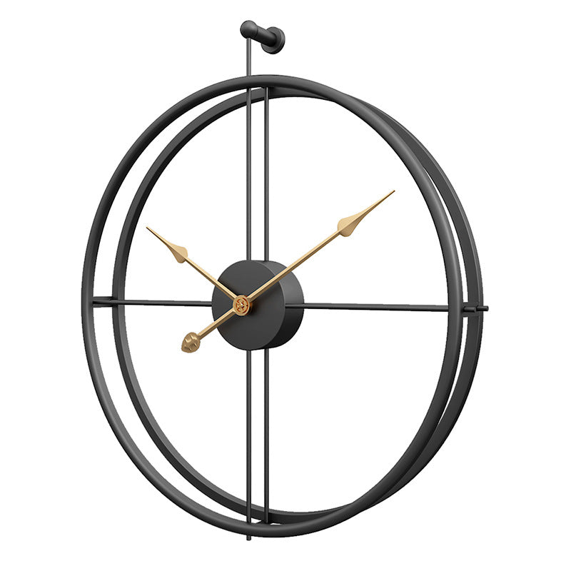Norvo | Nordic Minimalist Stor Stille Veggklokke 20 Tommer