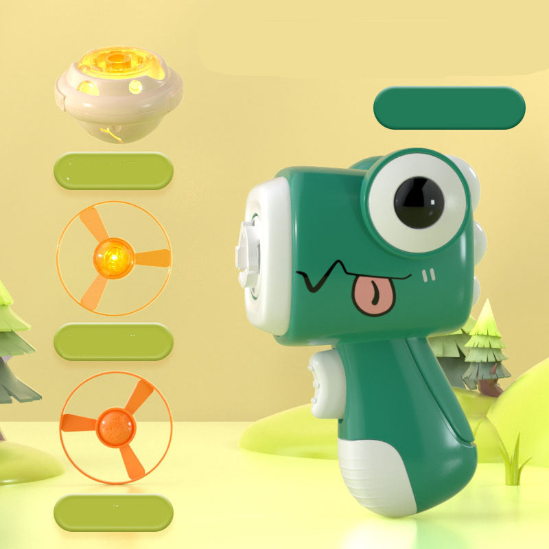 Norvo | 2i1 Dino Spinning Top Og Frisbee Starter