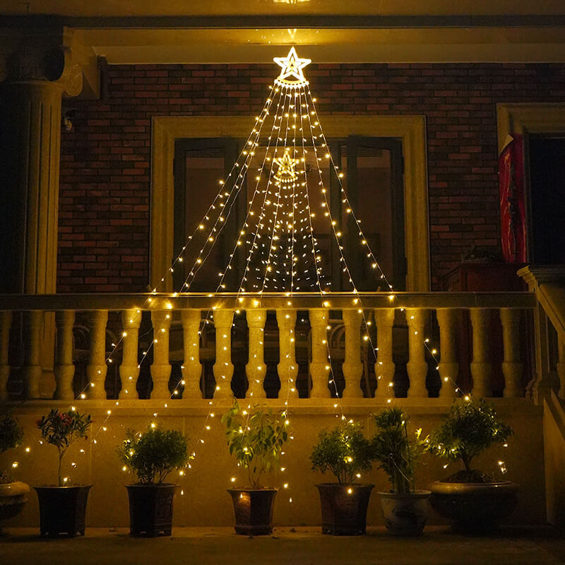 Norvo | Star Waterfall Light Christmas Meteor Lights LED String Lights