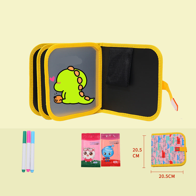 Norvo | Bærbar Gjenbrukbar Fargebok for Barn