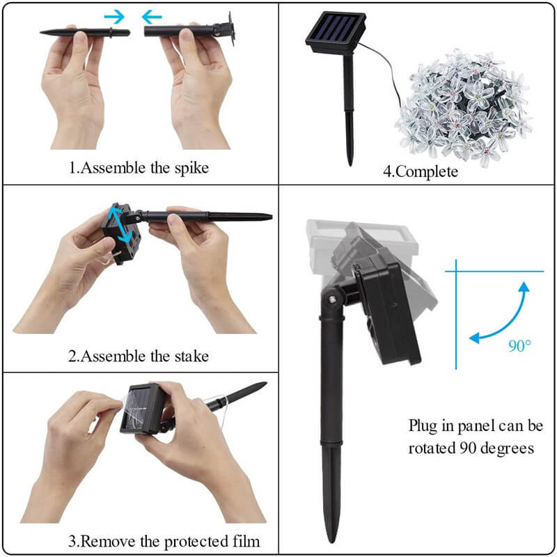 Norvo | Solcelle Lyskilder Marokkansk Ball Fargerik LED Julebelysning Jern Kuler Dekorasjon Utendørs Lyskilder