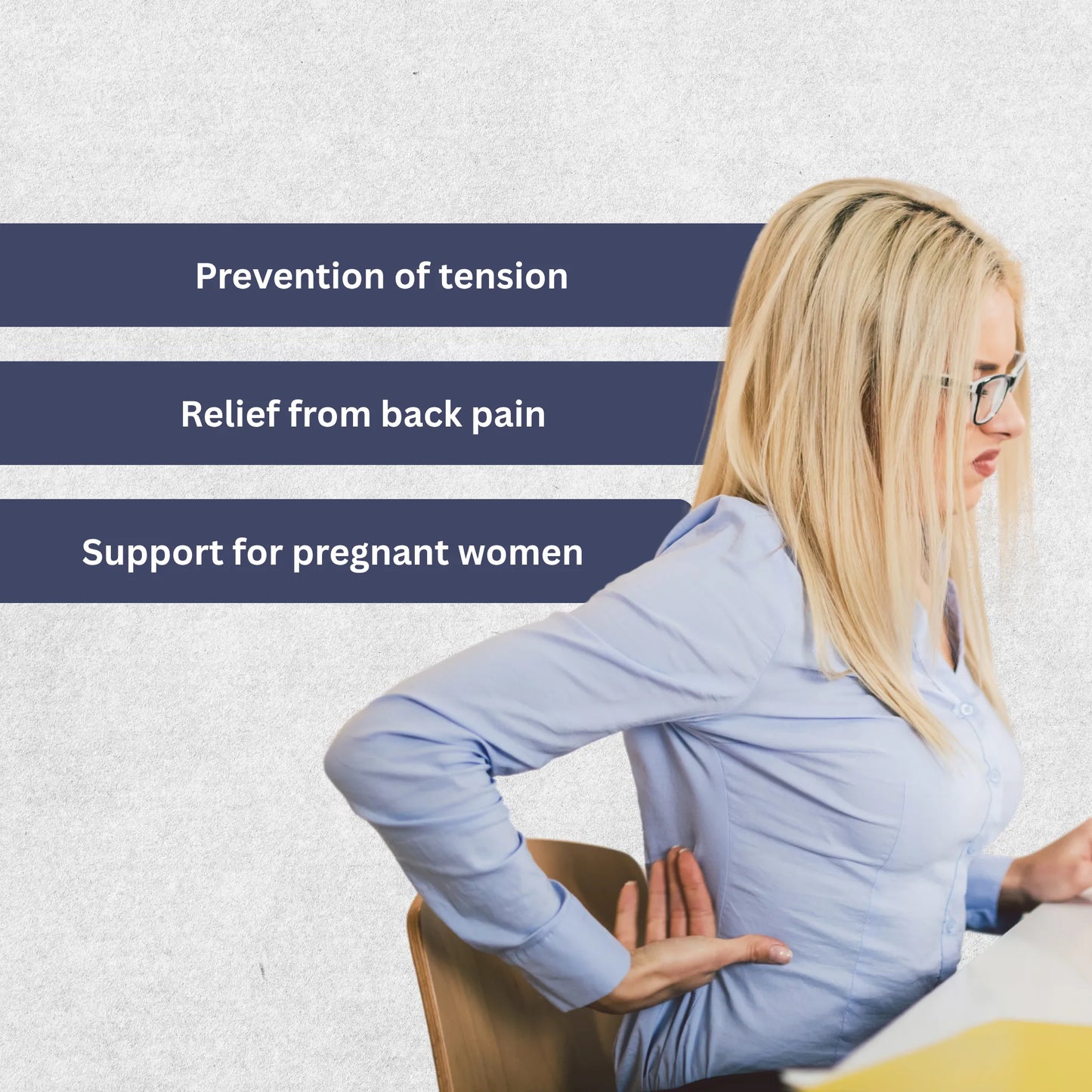 Norvo | Ortopedisk trykkavlastningspute | Konturert design for rygg- og nakkestøtte hjemme eller på reise