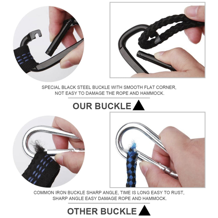 Norvo | Bærbar utendørs camping fullt automatisert nylon parachute hengekøye med myggnett, Størrelse: 290 x 140 cm (Army Green)