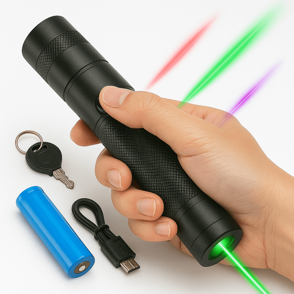 Norvo | USB HelderFocus Lommelykt – Oppladbar Aluminium Utendørslampe