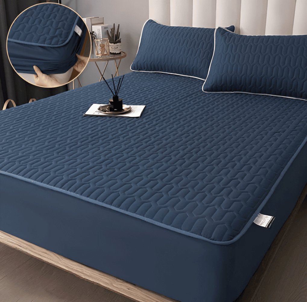 Norvo | FlexiBed madrassbeskytter – Vanntett, pustende og vaskbar med elastisk passform