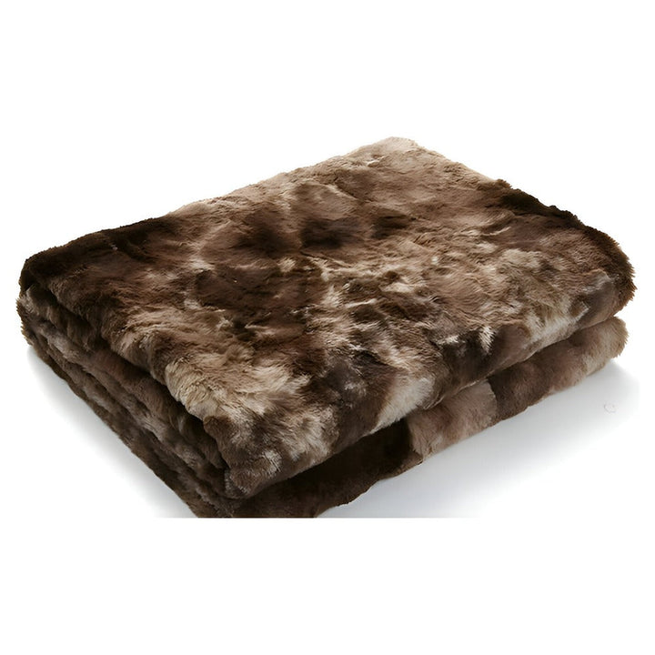 Norvo | Myk Velour Vinterpledd – Varm Korall Fleece Pledd i Batik Stil