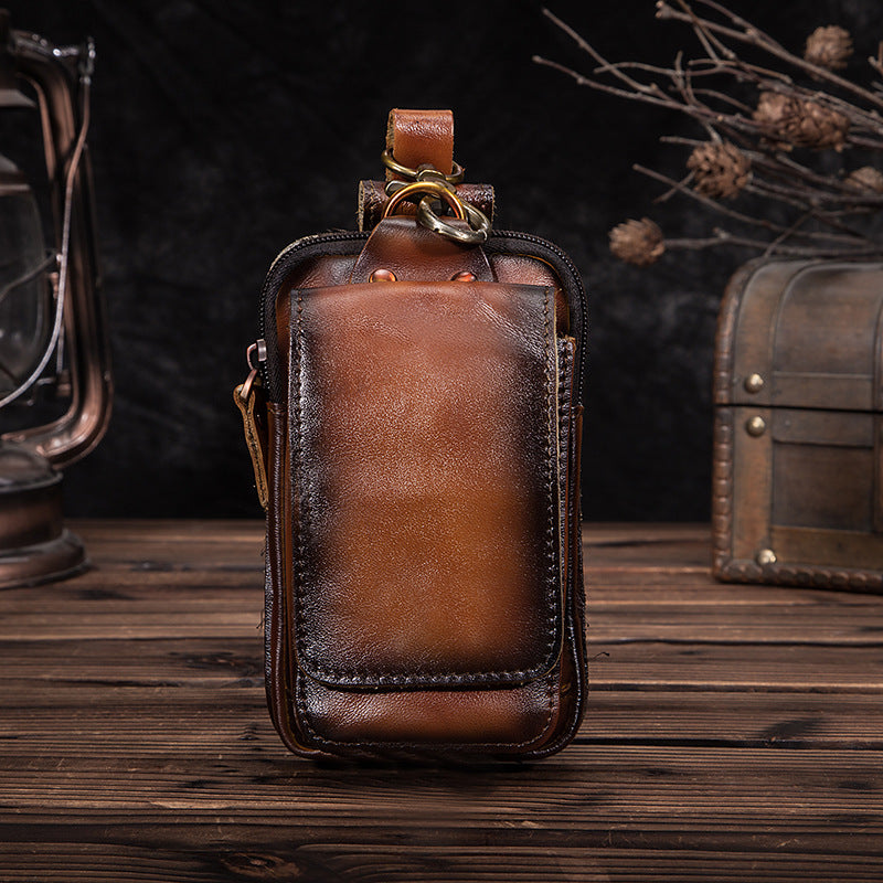 Norvo | Elegant lærbelte-pouch for menn