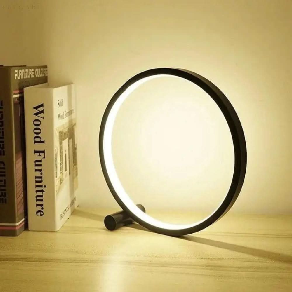 Norvo | Dimbar LED Ring Bordlampe – Moderne Berøringskontroll