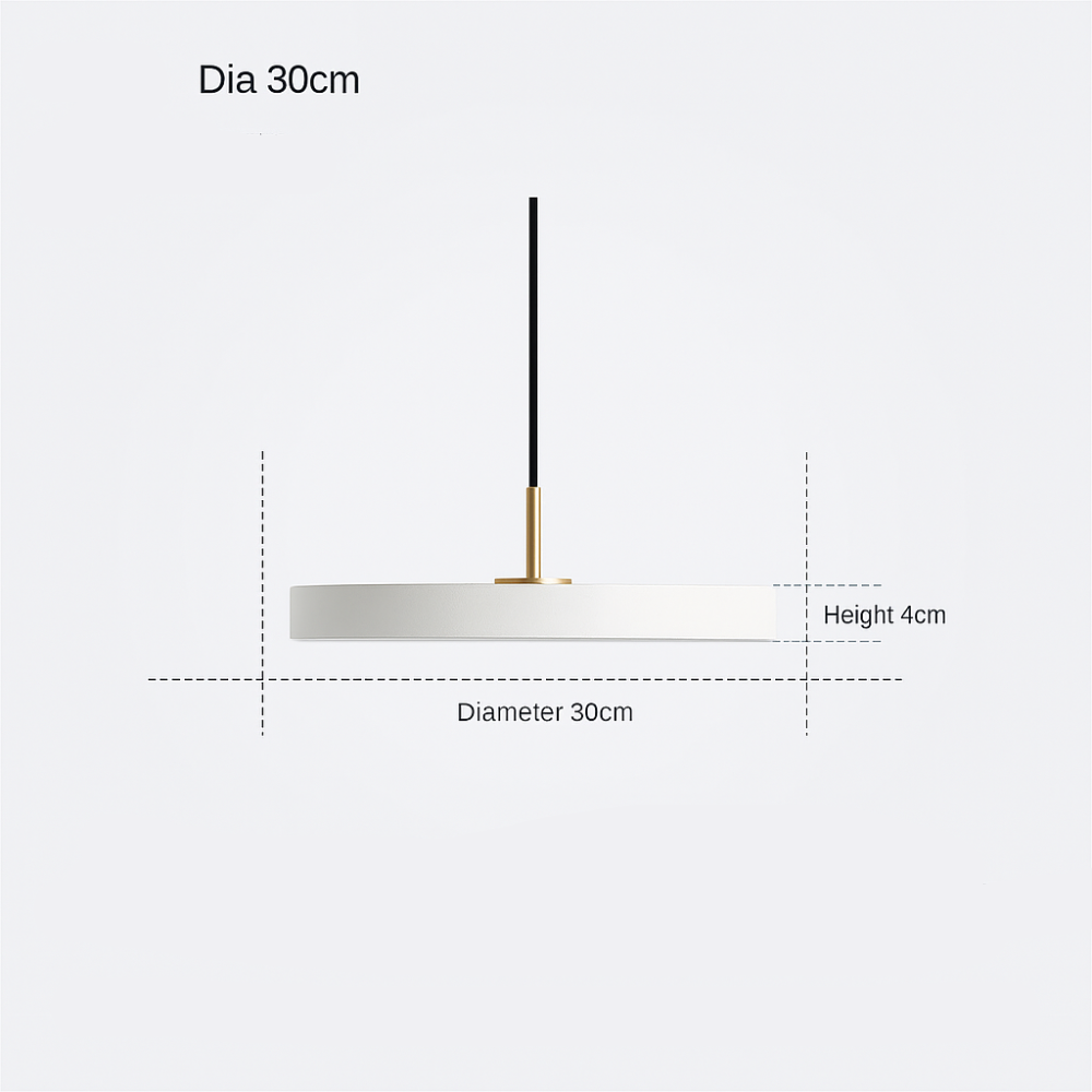 Norvo | Rund LED Pendellampe Modern Minimalist