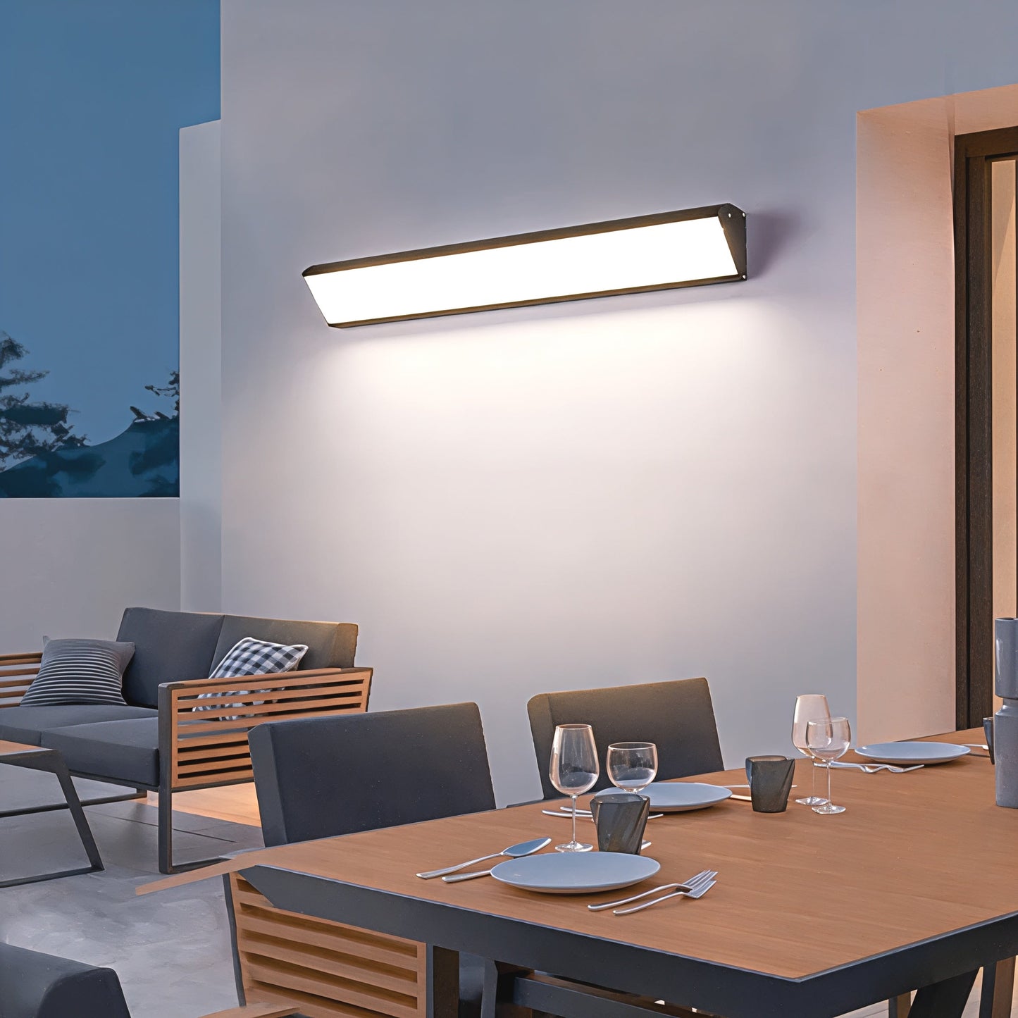 Norvo | Utendørs LED Vegglampe Aluminium Vanntett