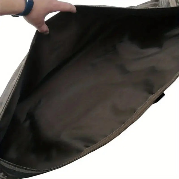 Norvo | Fiskestang Bæreveske – Sammenleggbar, Lettvektig & Holdbar Oppbevaring med 5-Stang Kapasitet (Hæren Grønn)