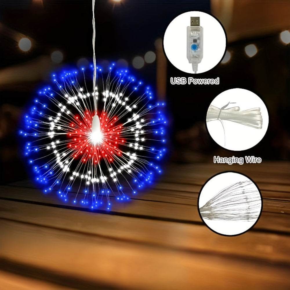 Norvo | Utendørs julebelysning fyrverkeri LED eventyr hengende lys