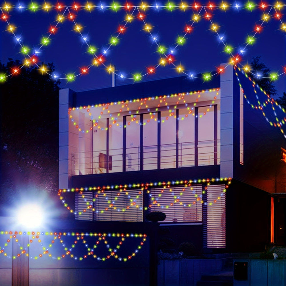 Norvo | Utendørs julelys LED Balkong hengende fe lys