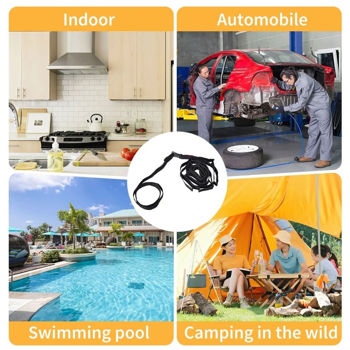 Norvo | Bærbar hengende tau for telt og campingutstyr