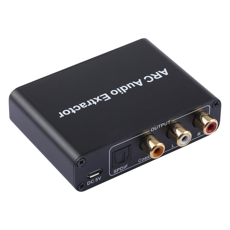 Norvo | 192KHz ARC Lyduttrekker HDMI ARC til SPDIF + Koaksial + L/R Konverter Lydreturkanal Adapter