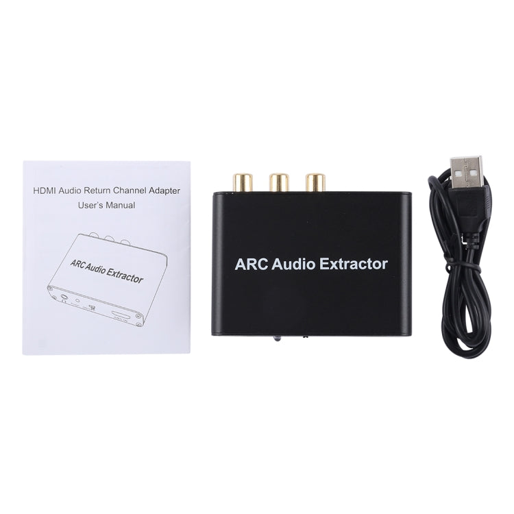 Norvo | 192KHz ARC Lyduttrekker HDMI ARC til SPDIF + Koaksial + L/R Konverter Lydreturkanal Adapter