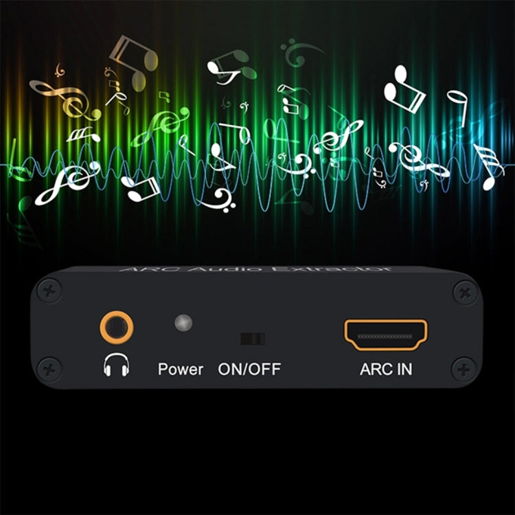 Norvo | 192KHz ARC Lyduttrekker HDMI ARC til SPDIF + Koaksial + L/R Konverter Lydreturkanal Adapter