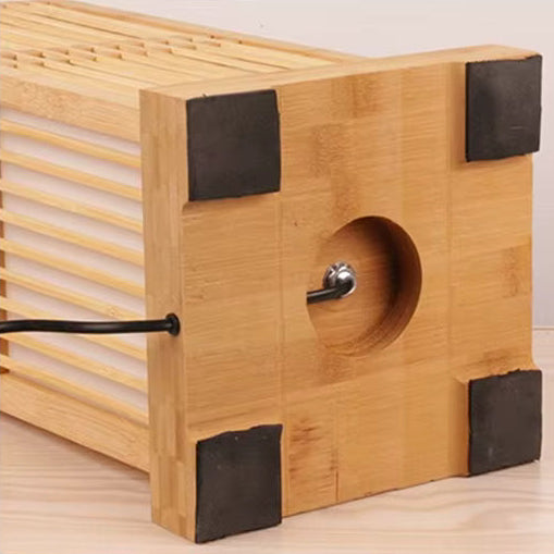 Tatami Japansk Nattbordlampe med Tre Bamboo Skjerm | Norvo
