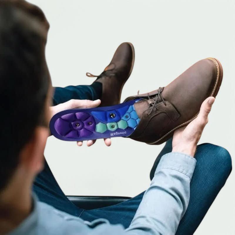 Norvo | Magnetisk Akupressur-Einlegesåler for balansert støtte