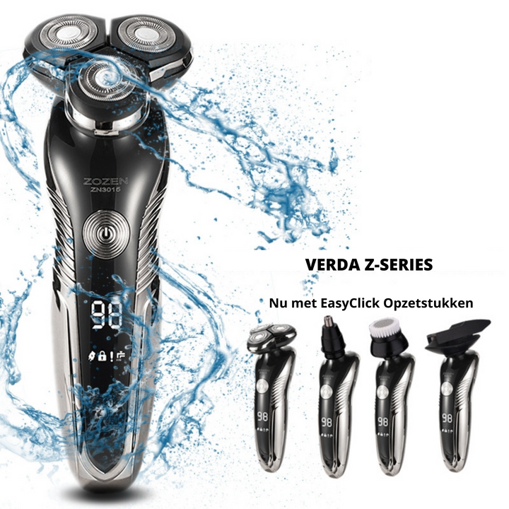 Serie Barbermaskin – Oppladbar Barbermaskin for Fuktig og Tørt Norvo