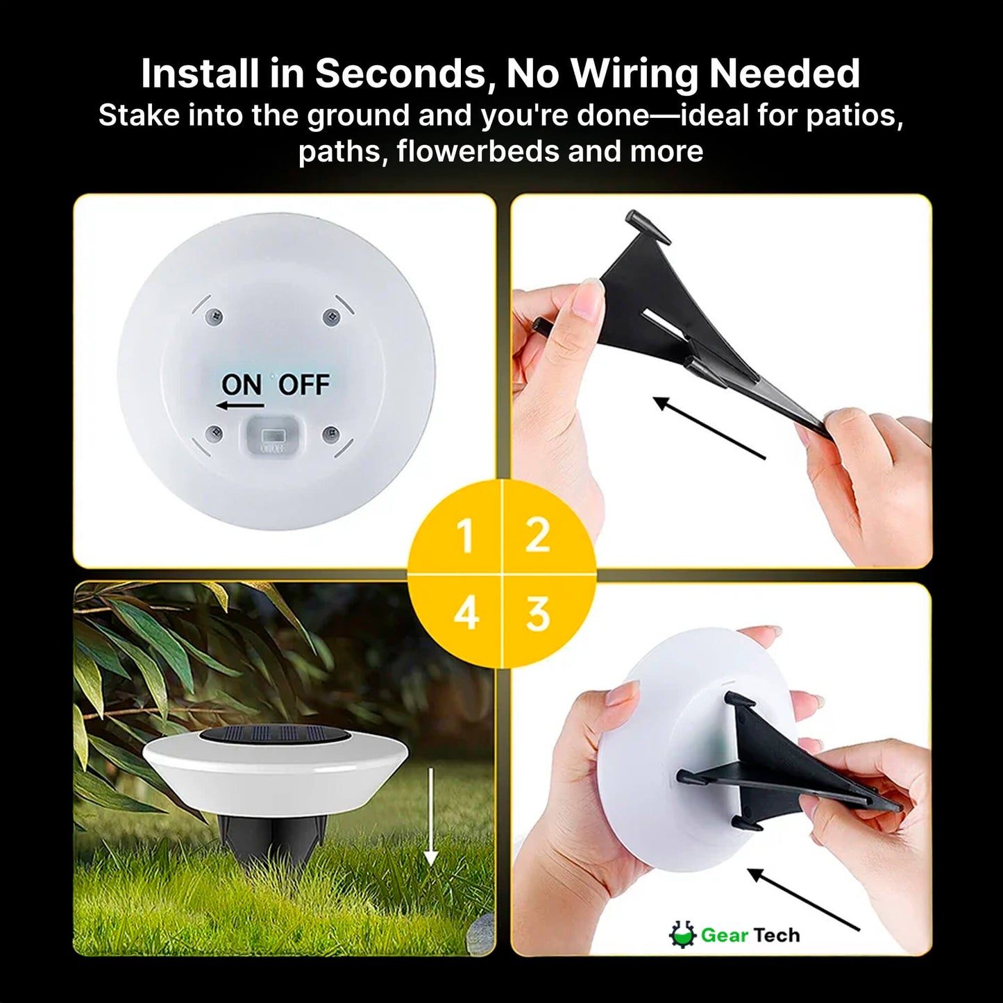 Norvo | Solcelledrevne hageLAMPER | Rustfrie, værbestandige og ideelle for utendørs bruk året rundt