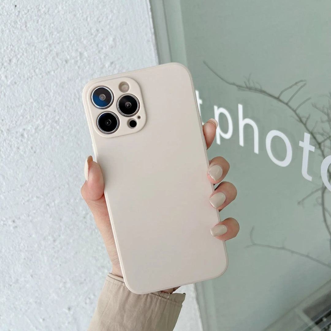 Norvo | Pastell solid farge silikon iPhone-deksel