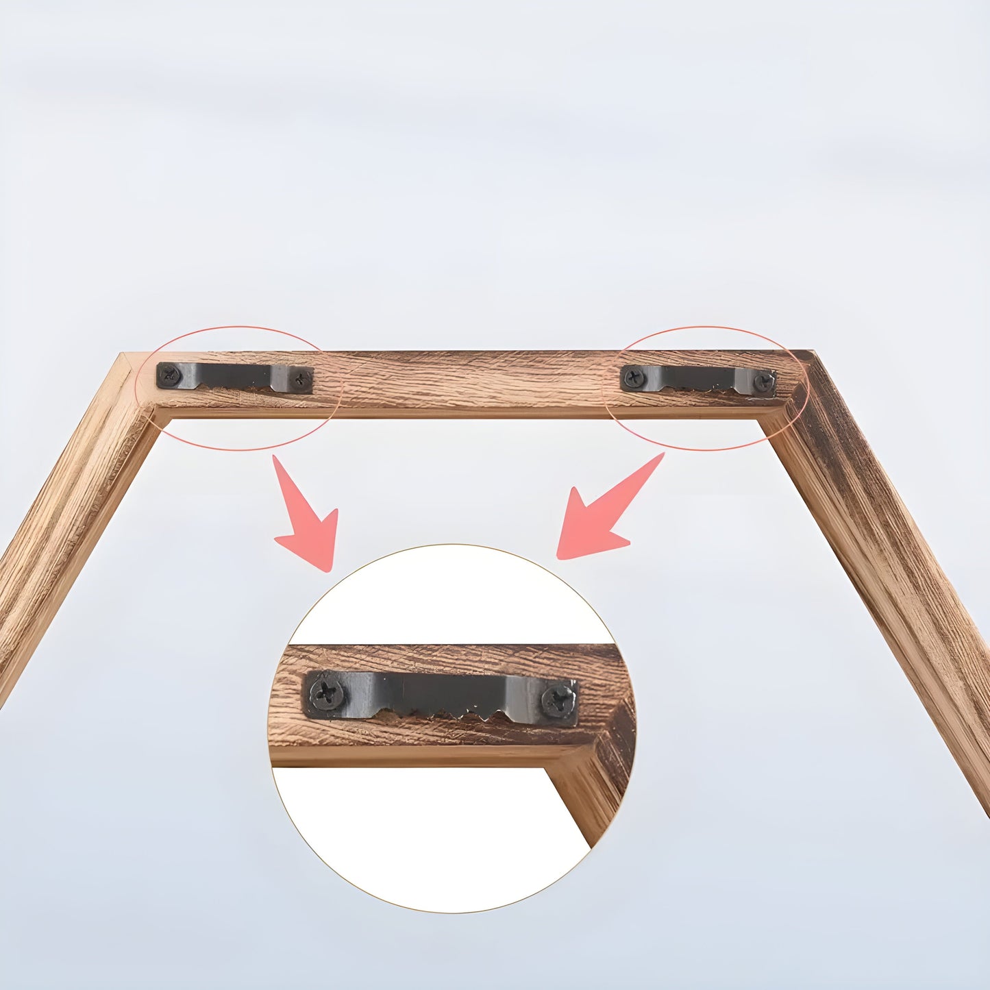 Norvo | Vegghyllesett HexaWood | 5-delt | Sekskantet design | Rustikk trelook