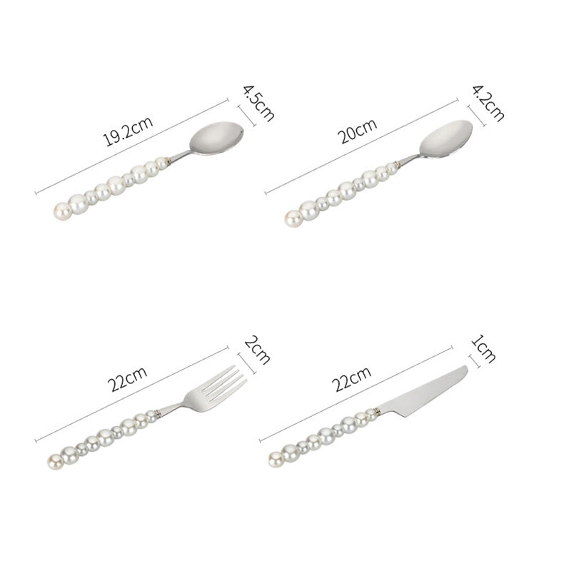 Norvo | Pearl grip bestikk 4 deler sett
