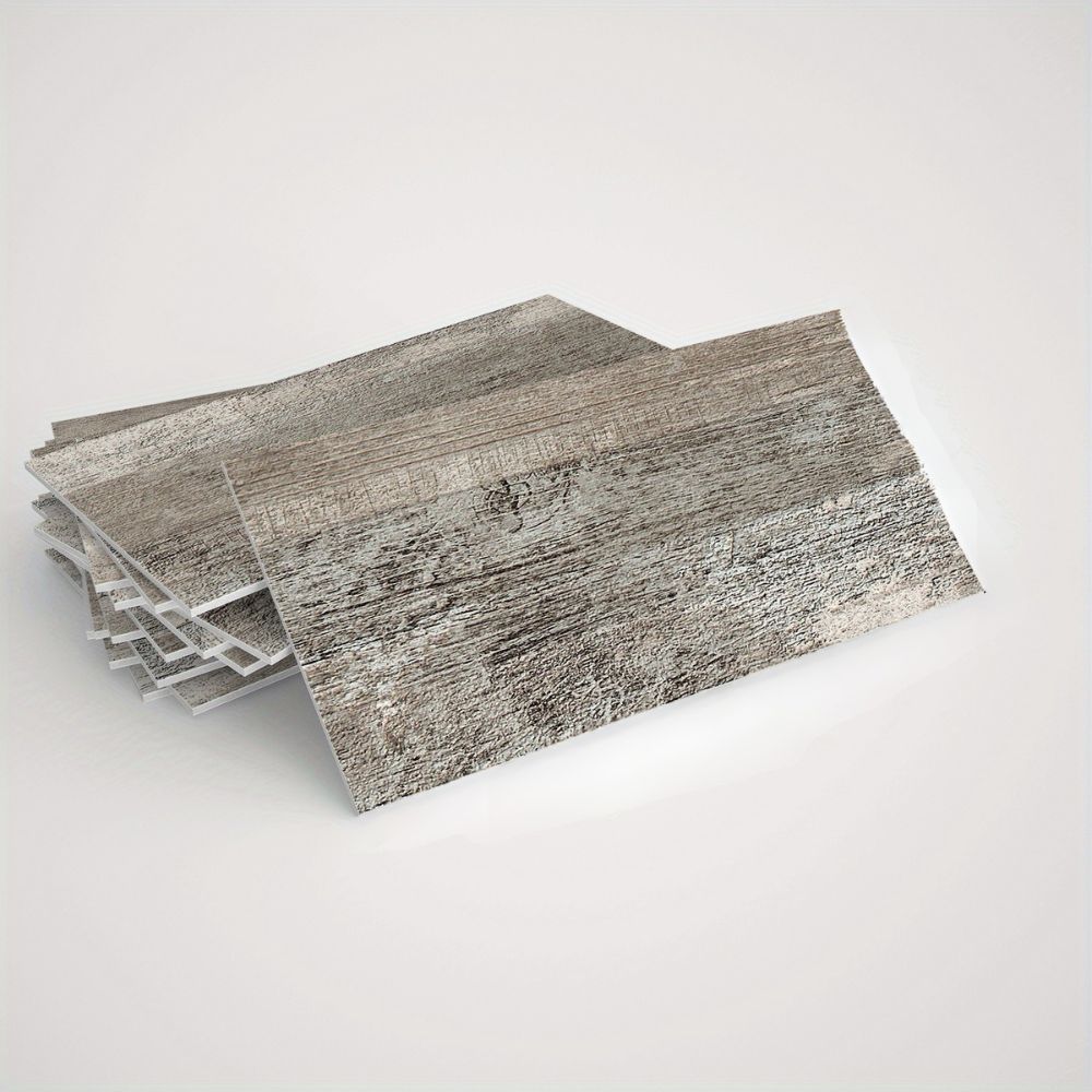 Norvo | Peel and Stick Veggpaneler Rustic Wood Texture Vanntett Dekor