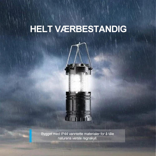 Norvo | Bærbar LED-Campinglampe Med Vifte