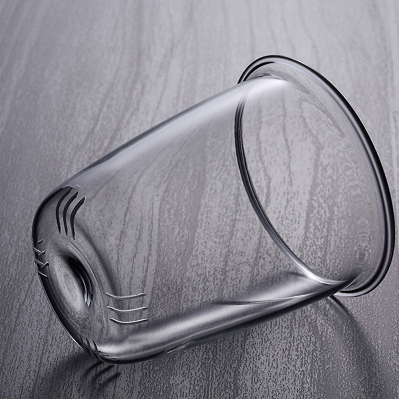 Norvo | Pindefang Glass Teapot with Infuser | Håndlaget varmebestandig tekanne med gyllen håndtak