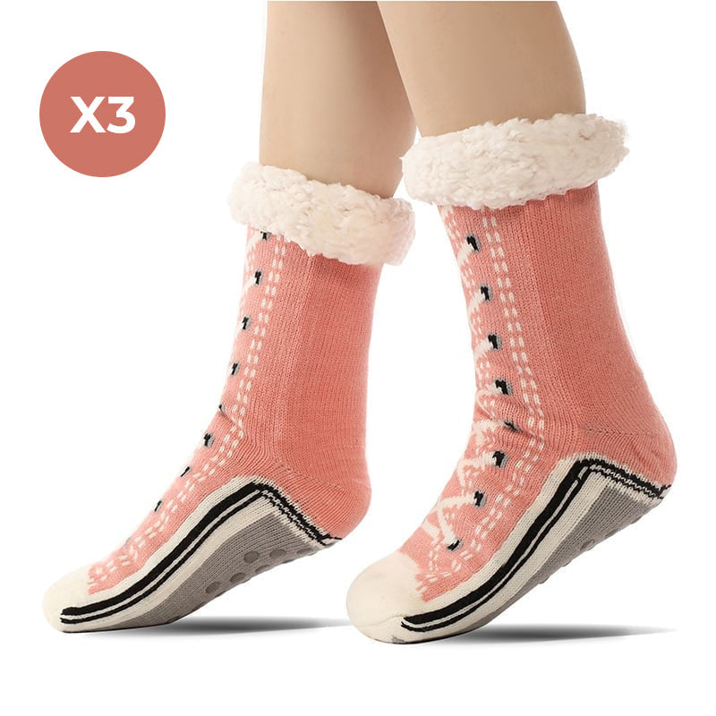 Norvo | Ultra-tykke Cashmere Slipper Hjem Sokker