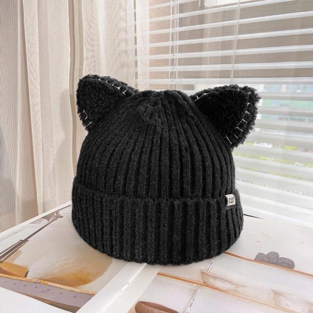 CozyCat Beanie - Trendy Vinterlue med Kattøre Norvo