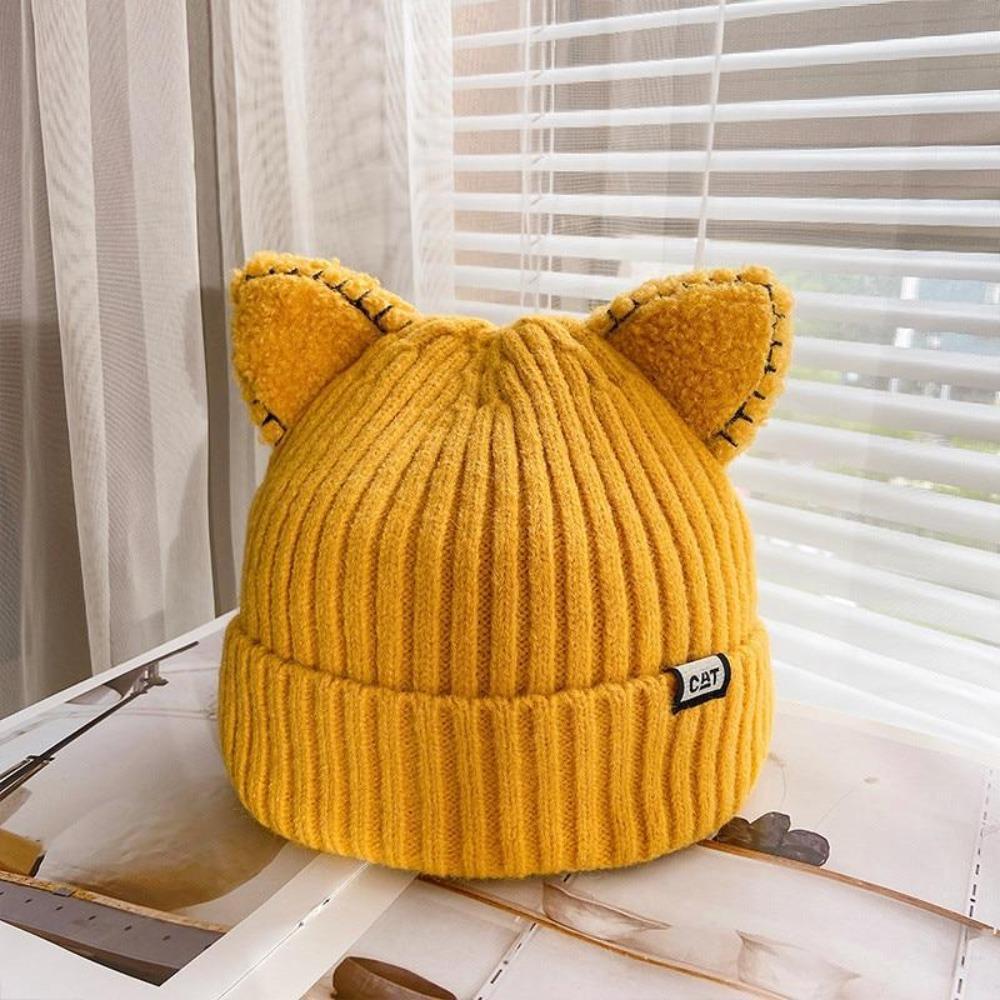 CozyCat Beanie - Trendy Vinterlue med Kattøre Norvo