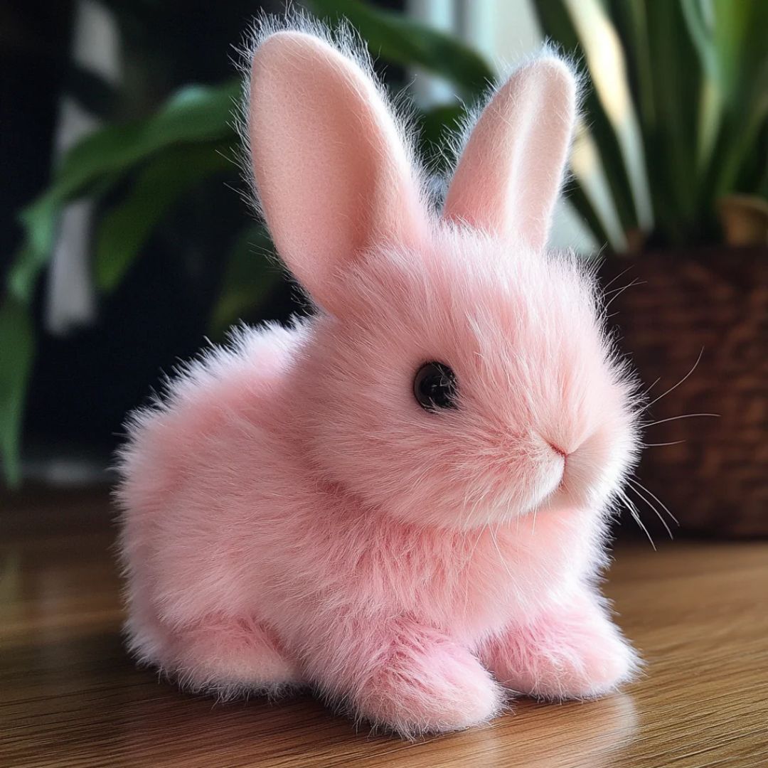 Norvo | Plush Toy Bunny med realistiske bevegelser – Søt følgesvenn for barn og voksne