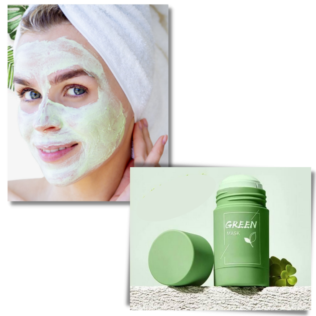 Poreløs dyptrensende maske med grønn te for å fjerne hudormer