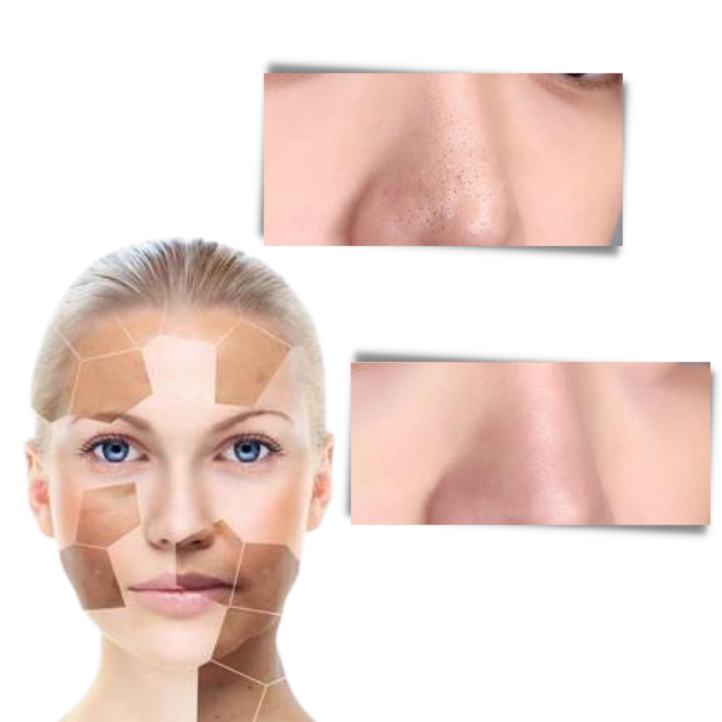 Poreløs dyptrensende maske med grønn te for å fjerne hudormer