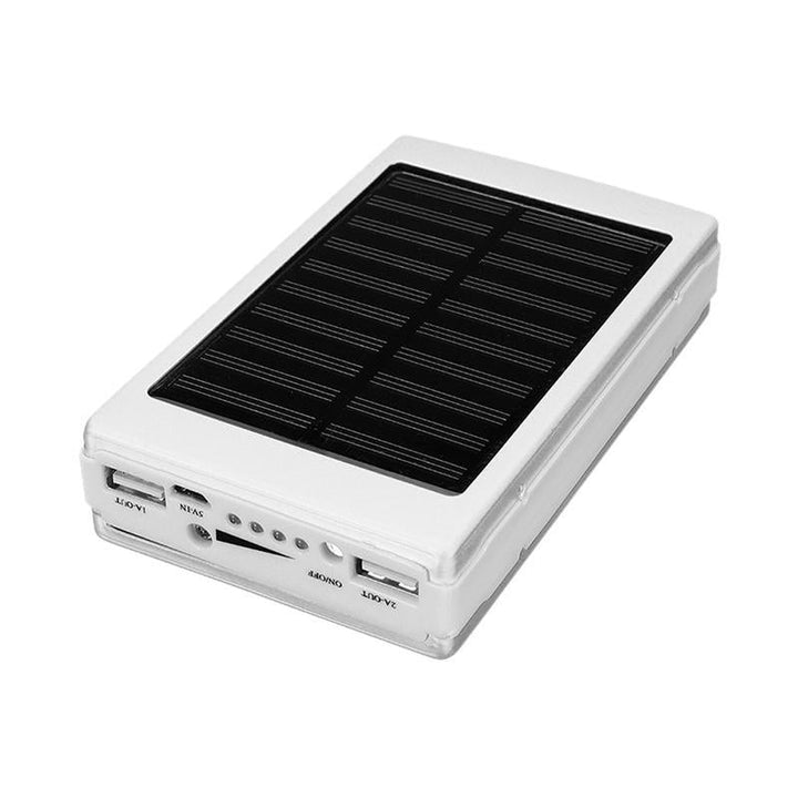 Norvo | Bærbar 5x18650 Powerbank Pover Power Bank 18650 Solenergi Power Bank Hylster DIY Boks Dual USB Kit Telefonlader Lommelykt