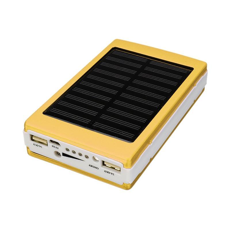 Norvo | Bærbar 5x18650 Powerbank Pover Power Bank 18650 Solenergi Power Bank Hylster DIY Boks Dual USB Kit Telefonlader Lommelykt