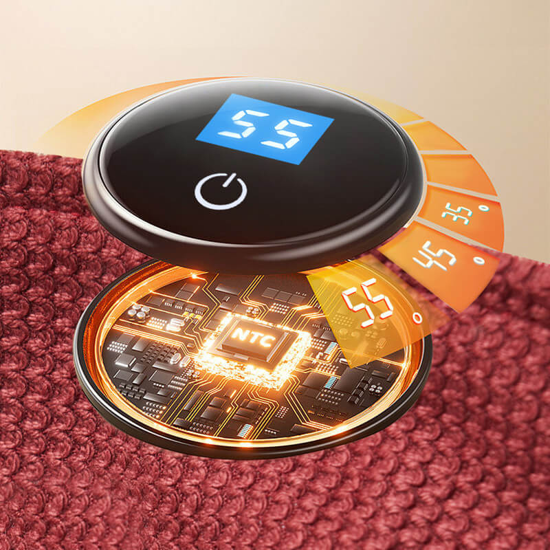 Norvo | CozyWarm USB Varmepledd – Bærbart Elektrisk Teppe med 3 Varmeinnstillinger & Myk Fleece Stoff