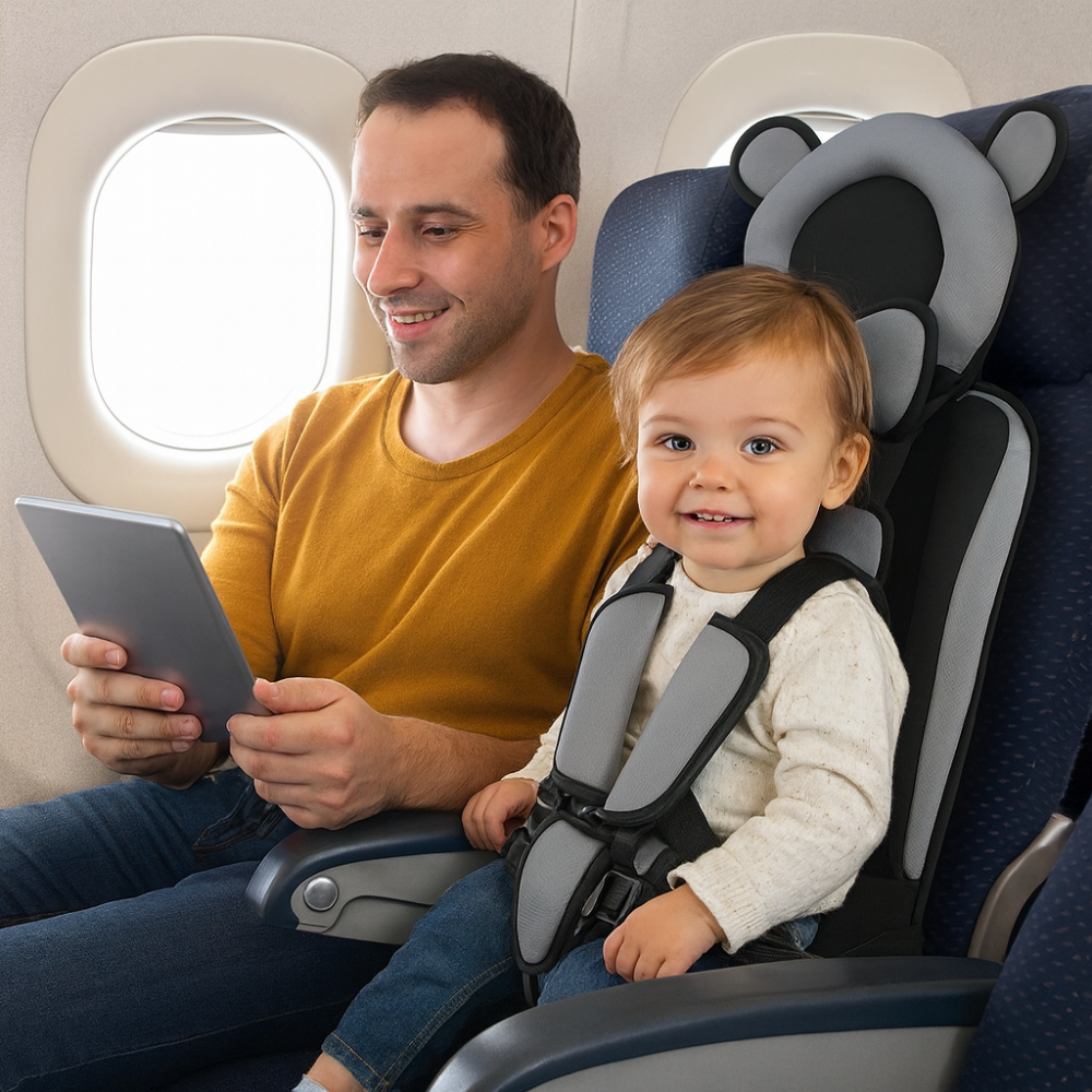 Norvo | Bærbar Baby Reise Seteremsele Bil Fly Sikker Stol