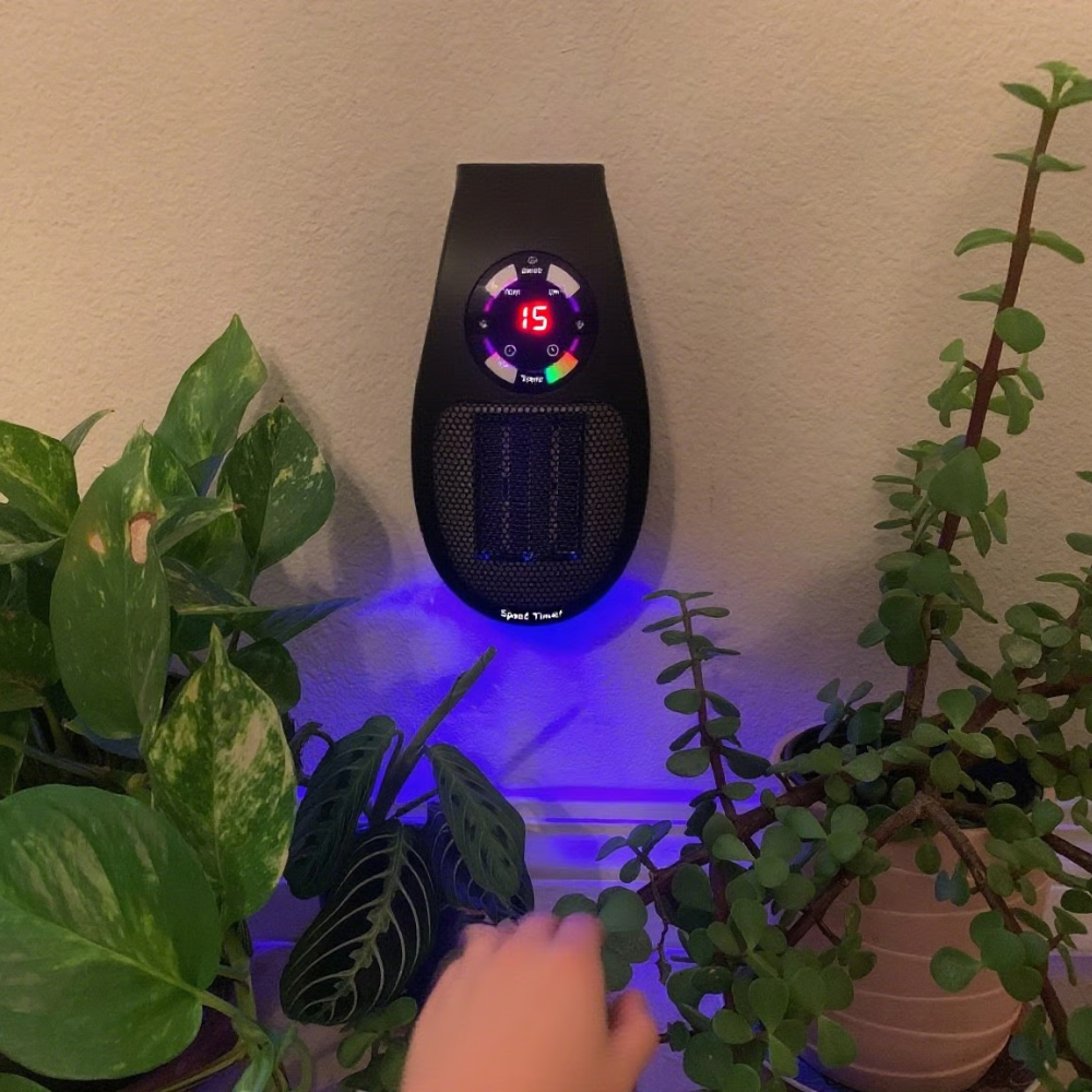 Norvo | Bærbar Elektrisk Romvarmer Energisparende Termostatkontroll