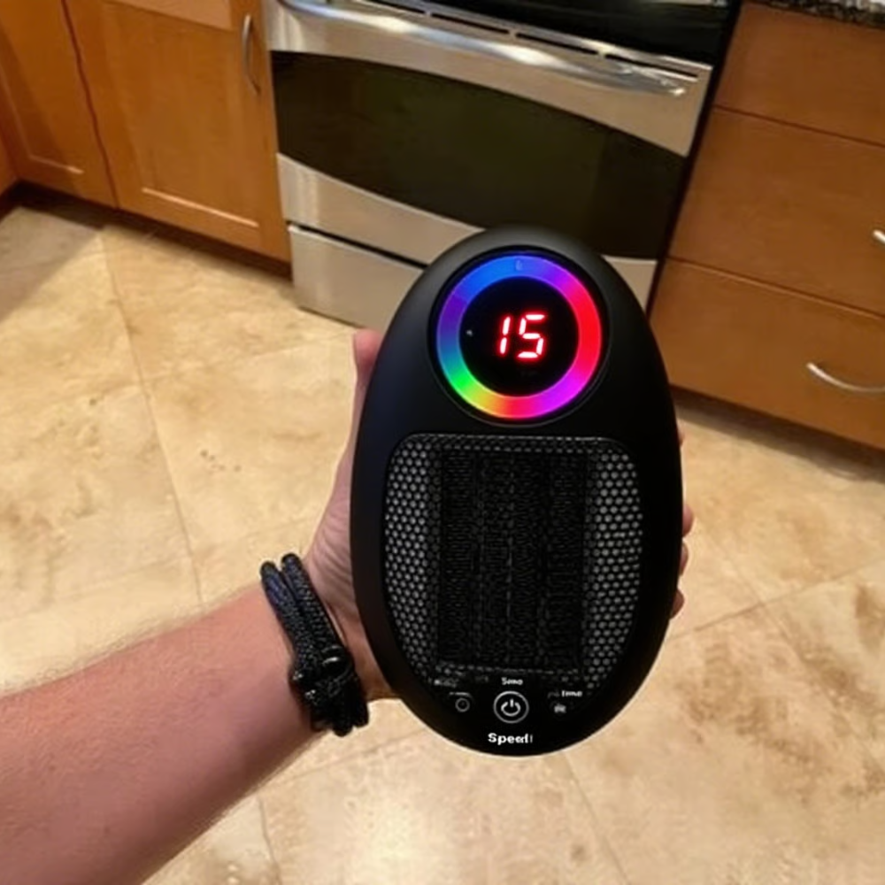 Norvo | Bærbar Elektrisk Romvarmer Energisparende Termostatkontroll