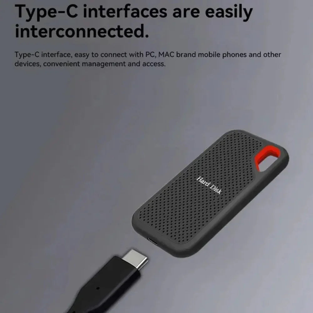 Norvo | Bærbar ekstern SSD-stasjon Høyhastighets dataoverføring støtsikker lagring