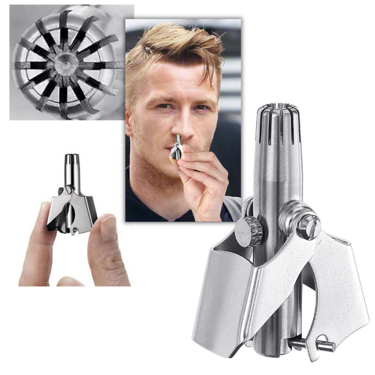 Bærbar manuell nesehårtrimmer