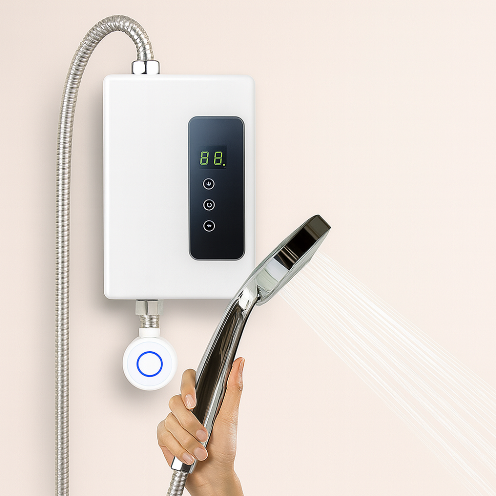 Norvo | Bærbar tankløs vannvarmer til badekar og kjøkkenvask