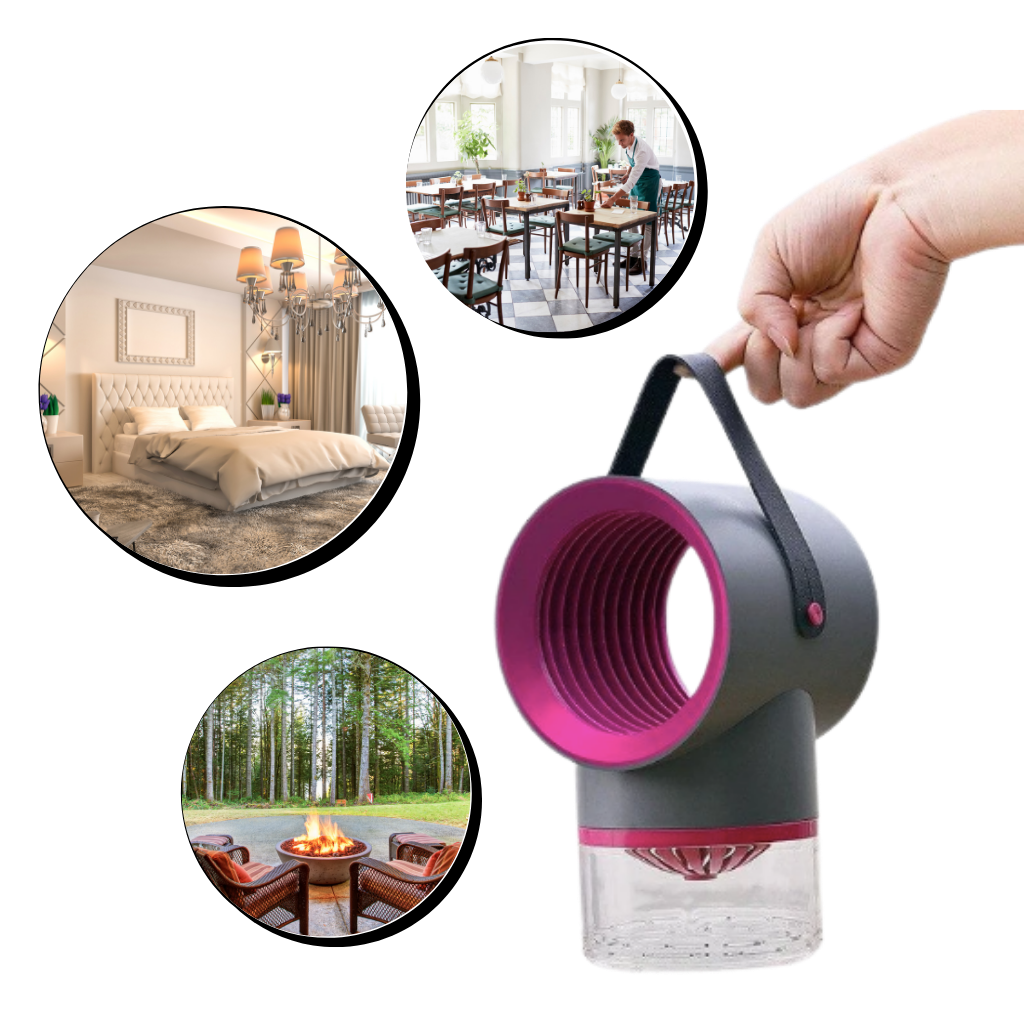 Bærbar LED-mygglampe med håndtak