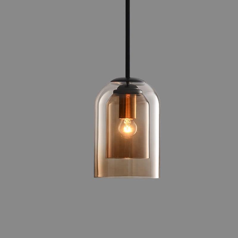Dobbel glasspendellampe Norvo